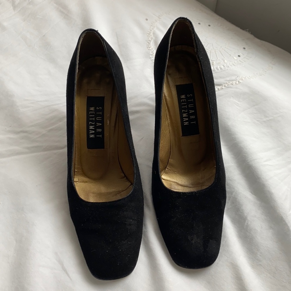 Stuart Weitzman suede heels